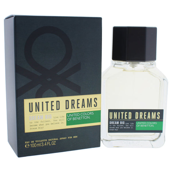 United Colors Of Benetton United Dreams Dream Big by United Colors Of Benetton for Men - 3.4 oz EDT Spray