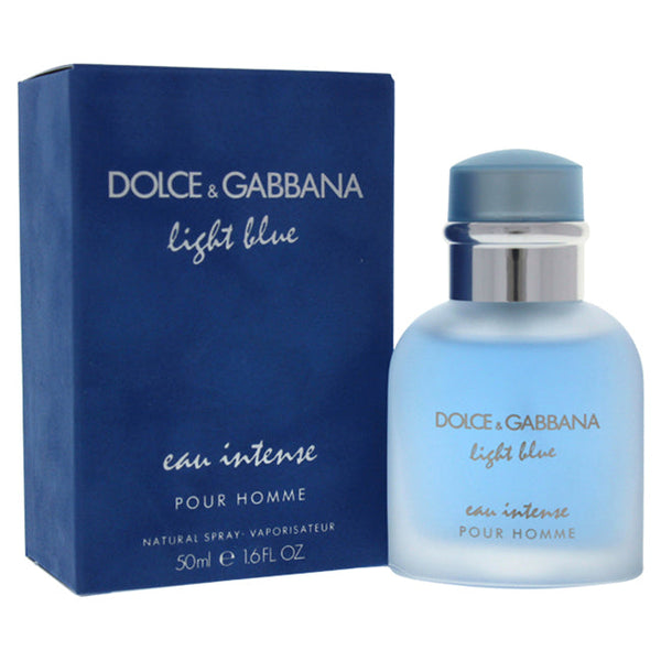 Dolce & Gabbana Light Blue Eau Intense by Dolce and Gabbana for Men - 1.6 oz EDP Spray