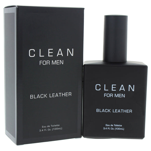 Clean Black Leather by Clean for Men - 3.4 oz EDT Spray