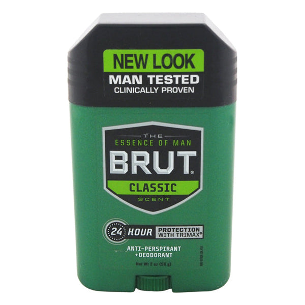 Brut 48 Hour Classic Antiperspirant and Deodorant Stick by Brut for Men - 2 oz Deodorant Stick