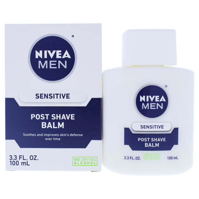 Nivea Sensitive Post Shave Balm by Nivea for Men - 3.3 oz Shave Balm