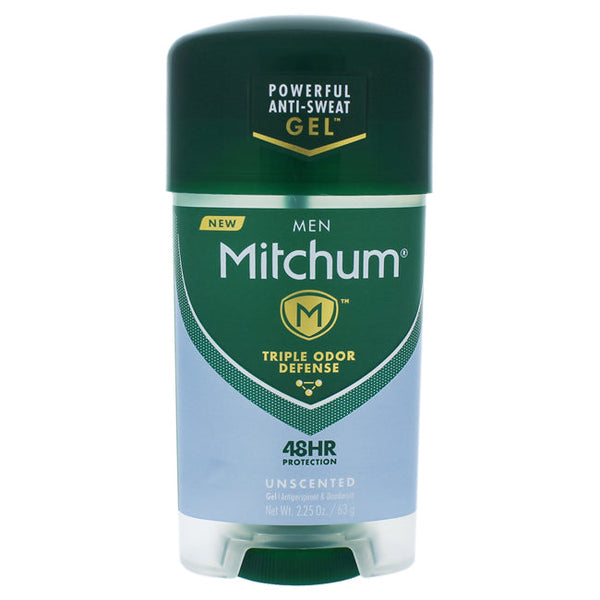 Mitchum Mitchum Power Gel Unscented Anti-Perspirant & Deodorant by Mitchum for Men - 2.25 oz Deodorant Stick