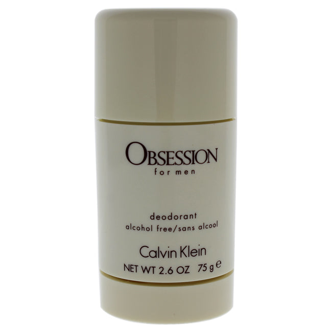 Calvin Klein Obsession by Calvin Klein for Men - 2.6 oz Alcohol Free Deodorant Stick