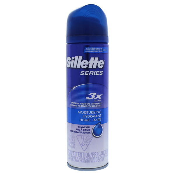 Gillette Gillette Series Shave Gel Moisturizing by Gillette for Men - 7 oz Shave Gel