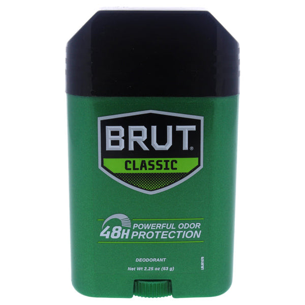 Brut Classic 48H Protection Deodorant Stick by Brut for Men - 2.25 oz Deodorant Stick