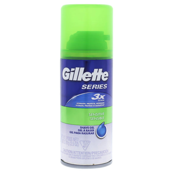 Gillette Series Sensitive Shave Gel by Gillette for Men - 2.5 oz Shave Gel