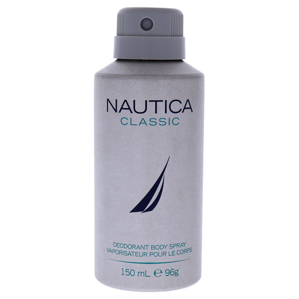 Nautica Nautica Classic Deodorant Body Spray by Nautica for Men - 5 oz Body Spray