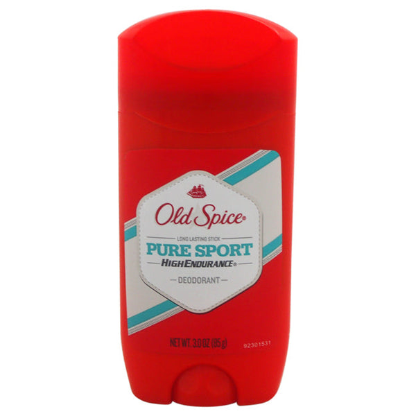 Old Spice High Endurance Deodorant Long Lasting Stick Pure Sport by Old Spice for Men - 3 oz Deodorant Stick