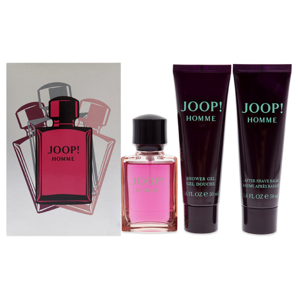 Joop by Joop for Men - 3 Pc Gift Set 1oz EDT Spray, 1.6oz Shower Gel, 1.6oz After Shave Balm