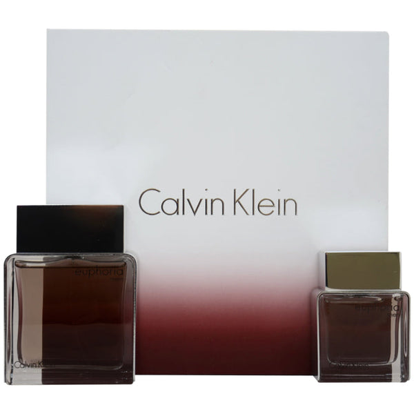 Calvin Klein Euphoria by Calvin Klein for Men - 2 Pc Gift Set 3.4oz EDT Spray, 1oz EDT Spray