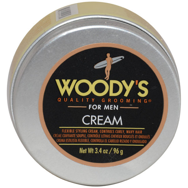 Woodys Flexible Styling Cream by Woodys for Men - 3.4 oz Styling Cream
