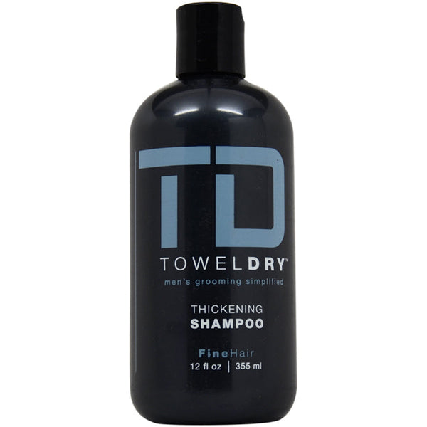 Towel Dry Thickening Shampoo by Towel Dry for Men - 12 oz Shampoo