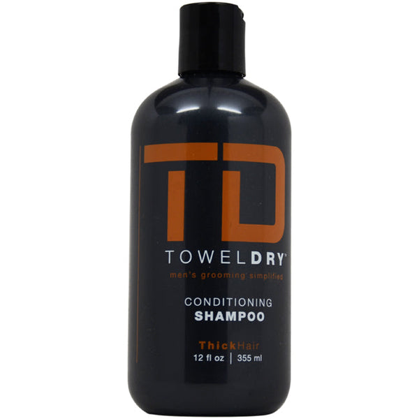 Towel Dry Conditioning Shampoo by Towel Dry for Men - 12 oz Shampoo
