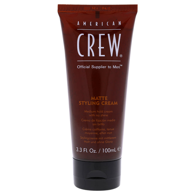 American Crew Matte Styling Cream - Medium Hold by American Crew for Men - 3.3 oz Cream