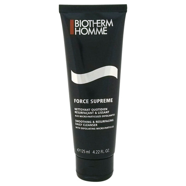 Biotherm Force Supreme Smoothing & Resurfacing Daily Cleanser by Biotherm for Men - 4.22 oz Cleanser