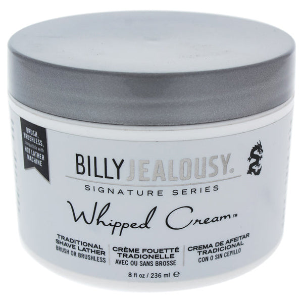 Billy Jealousy Whipped Cream Traditional Shave Lather by Billy Jealousy for Men - 8 oz Cream