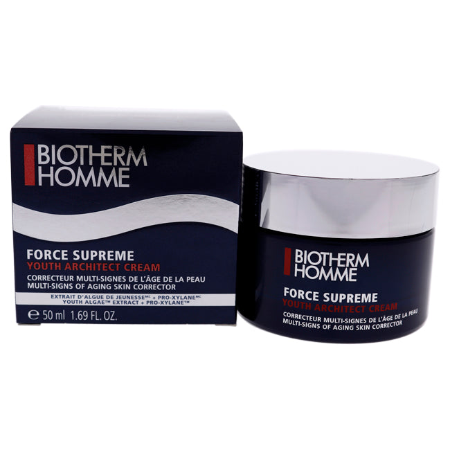 Biotherm Homme Force Supreme Youth Architect Cream by Biotherm for Men - 1.69 oz Cream
