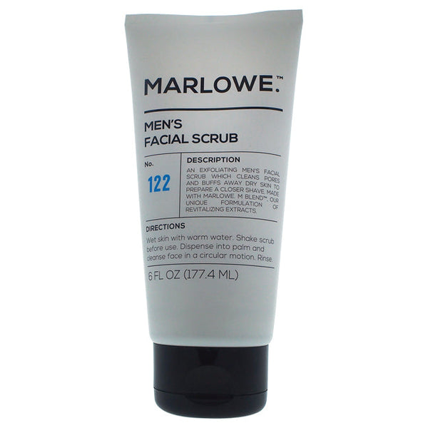Marlowe No.122 Mens Facial Scrub by Marlowe for Men - 6 oz Scrub