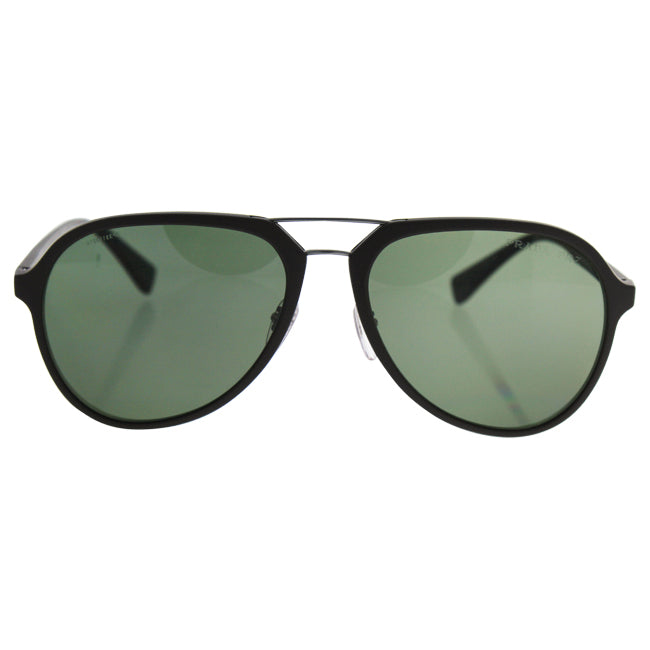 Prada Prada SPS 05R UB0-5X1 - Brown Rubber/Green Polarized by Prada for Men - 58-17-135 mm Sunglasses