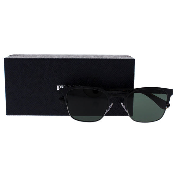 Prada Prada SPR 61S 1AB-3O1 - Black Gunmetal/Grey Green by Prada for Men - 52-21-140 mm Sunglasses