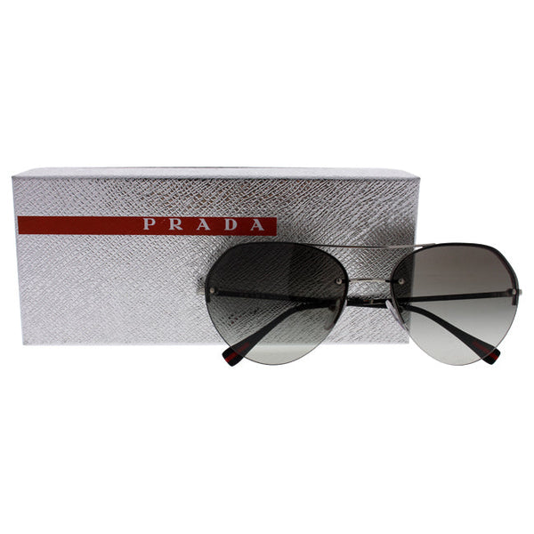 Prada Prada SPS 57R 1BC-0A7 - Silver/Grey Gradient by Prada for Men - 59-16-135 mm Sunglasses