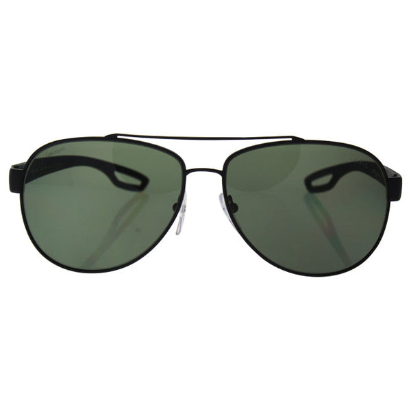 Prada Prada SPS 55Q DG0-5X1 - Black Matte/Green Polarized by Prada for Men - 62-14-140 mm Sunglasses