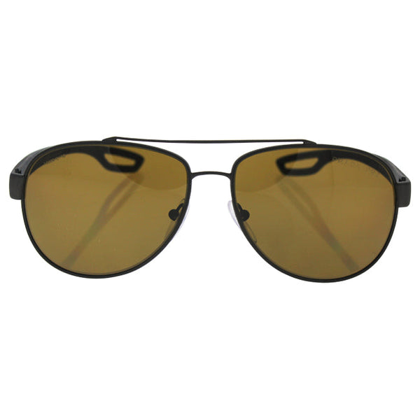 Prada Prada SPS 55Q UEA-5Y1 - Brown Rubber/Brown Polarized by Prada for Men - 59-14-140 mm Sunglasses