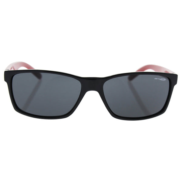 Arnette Arnette AN 4185 2046/87 Slickster - Gloss Black Red/Grey by Arnette for Men - 58-16-145 mm Sunglasses