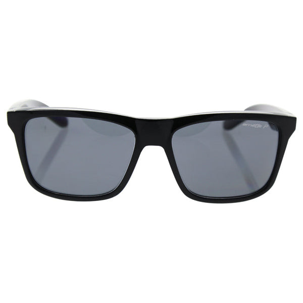 Arnette Arnette AN 4217 2159/81 Syndrome - Black On Clear/Gray Polarized by Arnette for Men - 57-17-140 mm Sunglasses