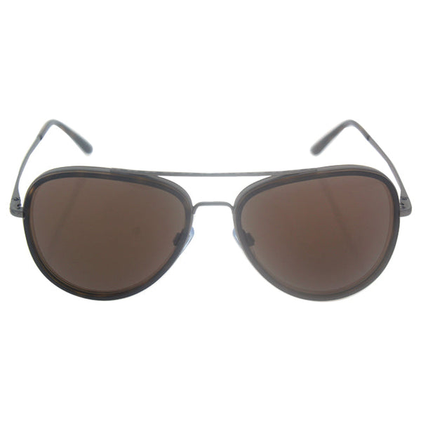 Giorgio Armani Giorgio Armani AR 6039 3003/73 Frames of Life -Matte Gunmetal/Matte Havana/Brown by Giorgio Armani for Men - 56-16-140 mm Sunglasses