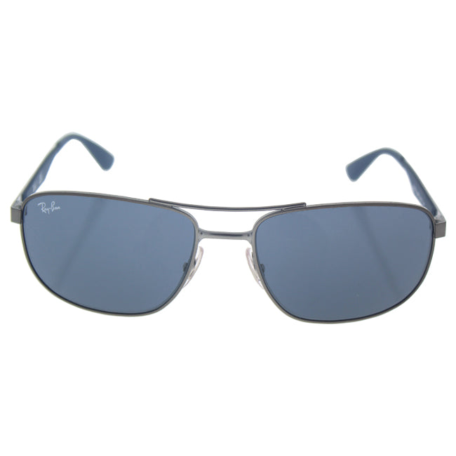 Ray Ban Ray Ban RB 3528 029/87 - Gunmetal Blue/Grey by Ray Ban for Men - 58-17-145 mm Sunglasses