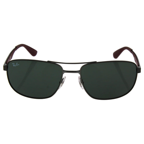 Ray Ban Ray Ban RB 3528 190/71 - Gunmetal Bordeaux/Green Classic by Ray Ban for Men - 58-17-145 mm Sunglasses
