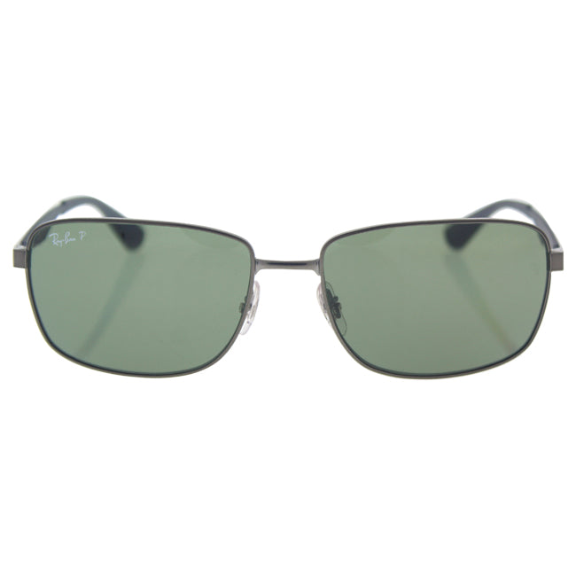 Ray Ban Ray Ban RB 3529 029/9A - Gunmetal/Green Polarized by Ray Ban for Men - 61-17-145 mm Sunglasses