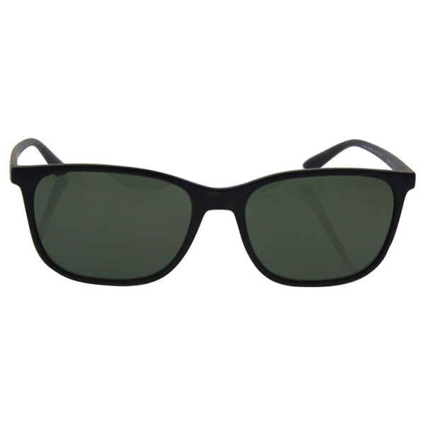 Giorgio Armani Giorgio Armani AR 8084 5089/9A Frames Of Life - Matte Havana/Green Polarized by Giorgio Armani for Men - 57-16-140 mm Sunglasses