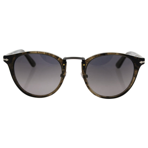 Persol Persol PO3108S 1019/M3 - Striped Beige/Grey Gradient Polarized by Persol for Men - 47-22-145 mm Sunglasses