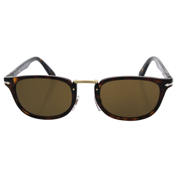 Persol Persol PO3127S 24/57 - Havana/Brown Polarized by Persol for Men - 50-22-145 mm Sunglasses