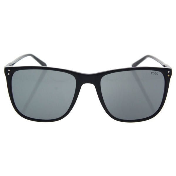 Ralph Lauren Polo Ralph Lauren PH 4102 500187 - Shiny Black/Grey by Ralph Lauren for Men - 55-18-145 mm Sunglasses