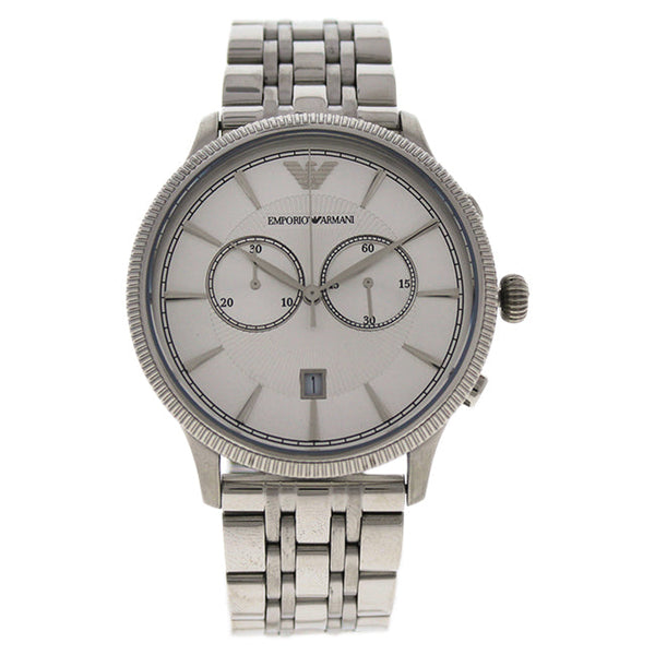 Emporio Armani AR1796 Chronograph Stainless Steel Bracelet Watch by Emporio Armani for Men - 1 Pc Watch