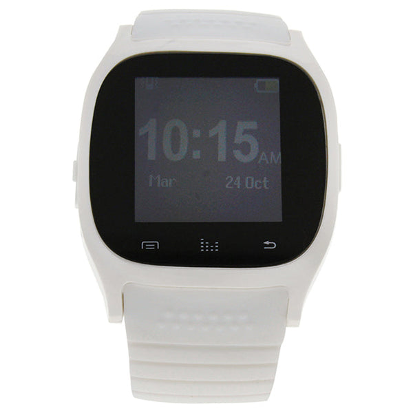 Eclock EK-B1 Montre Connectee White Silicone Strap Smart Watch by Eclock for Men - 1 Pc Watch