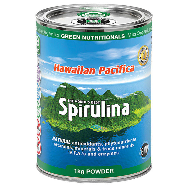MicrOrganics Green Nutritionals Hawaiian Pacifica Spirulina 1kg Powder