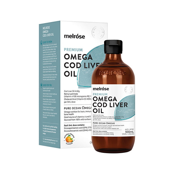Melrose Premium Omega Cod Liver Oil 500ml
