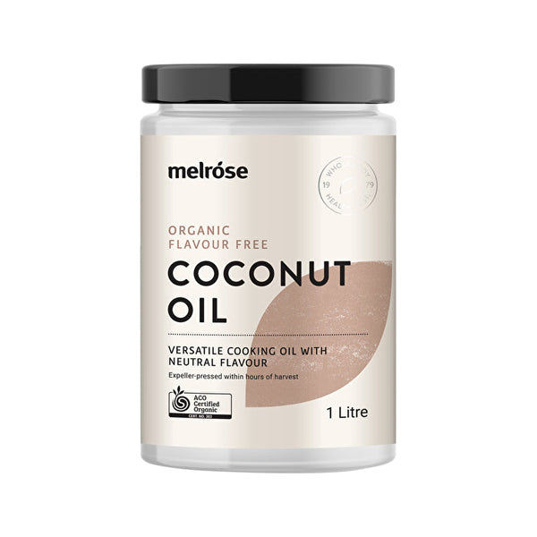 Melrose Organic Coconut Oil Flavour Free 1000ml