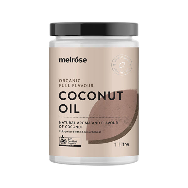 Melrose Organic Coconut Oil Full Flavour 1000ml