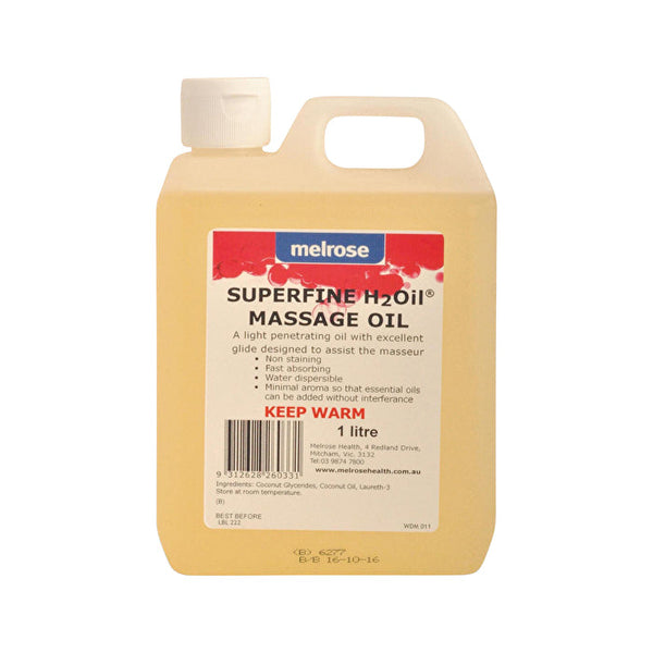 Melrose H2Oil Superfine Massage Oil 1000ml