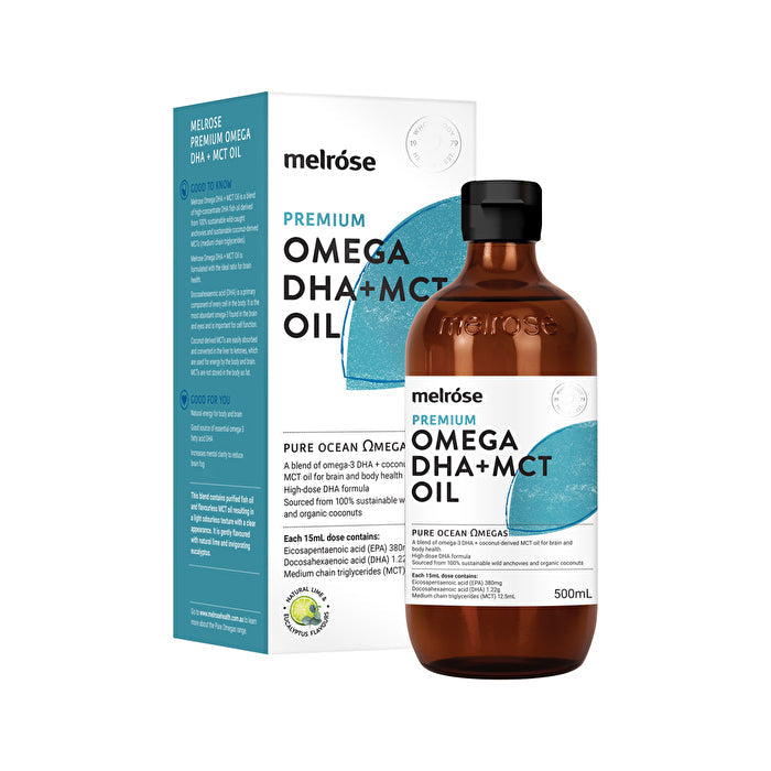 Melrose Premium Omega DHA + MCT Oil 500ml