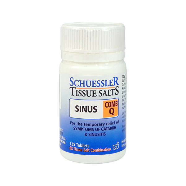 Martin & Pleasance Schuessler Tissue Salts Comb Q (Sinus) 125t
