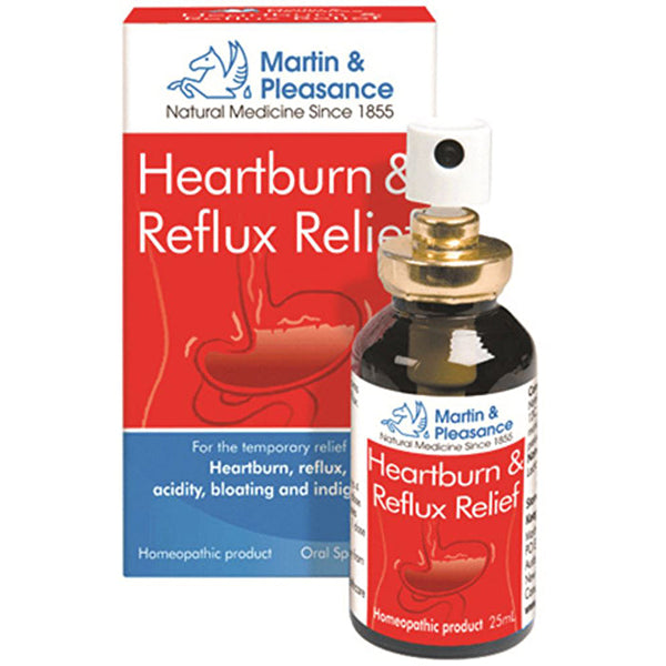 Martin & Pleasance Homoeopathic Complex Heartburn & Reflux Relief Spray 25ml