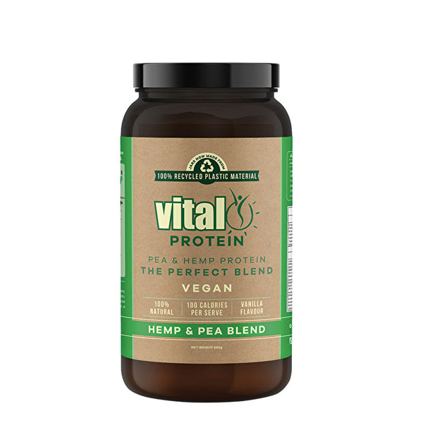 Martin & Pleasance Vital Protein Pea & Hemp Protein Vanilla 500g