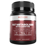 Musashi Fat Metaboliser With Carnitine 60 Capsules