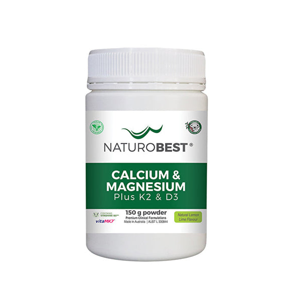 NaturoBest Calcium & Magnesium Plus K2 & D3 150g